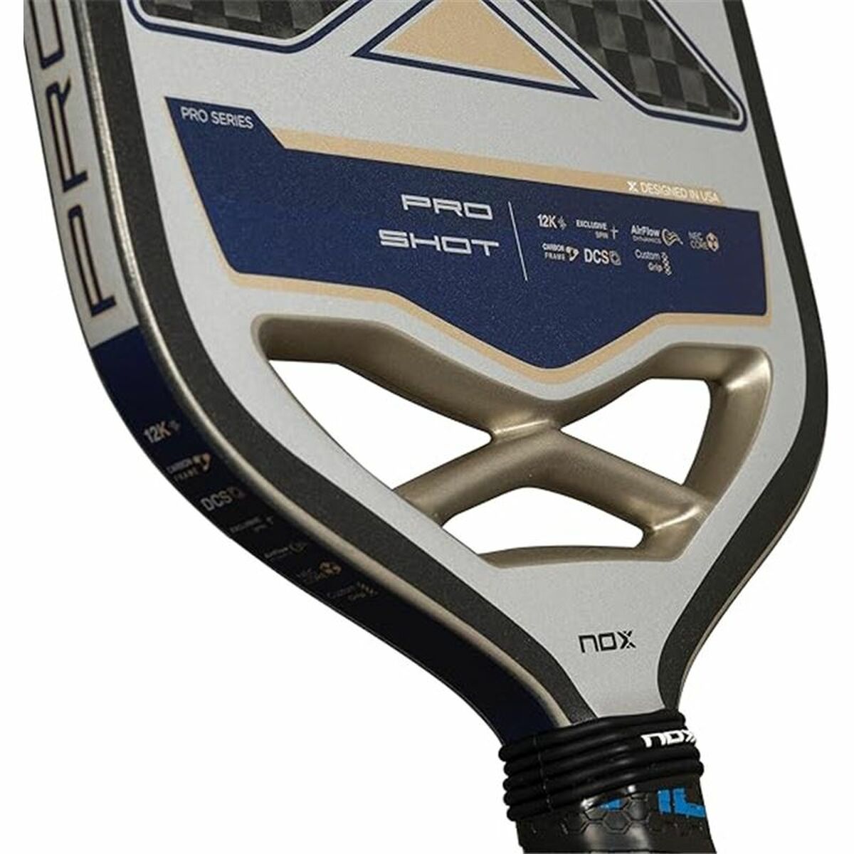 Pickleball Paddle Nox Nox Pro Shot Black