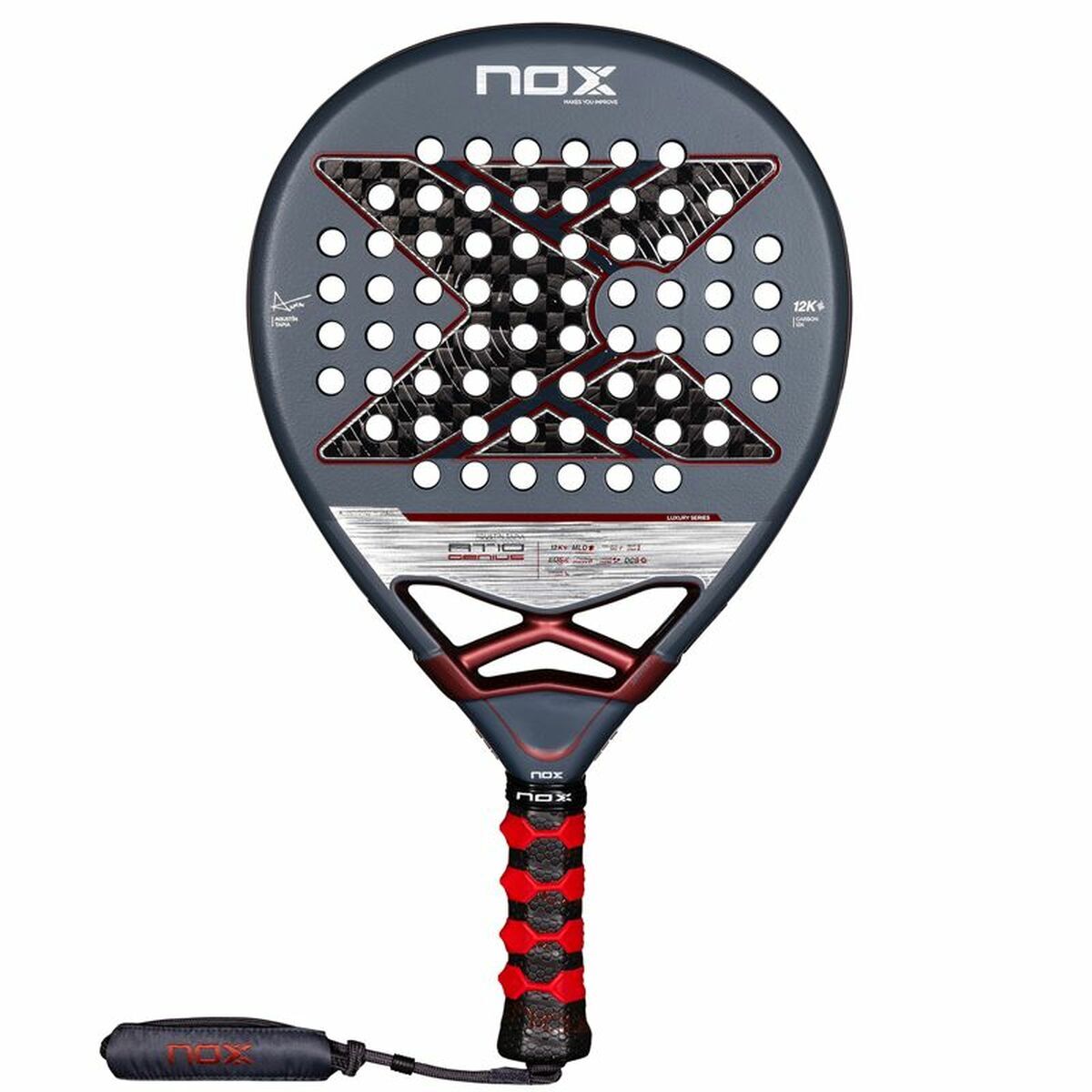 Padel Racket Nox-Xtreme AT10 Genius 12K Carbon fibre Padel Racket Nox-Xtreme AT10 Genius 12K Carbon fibre