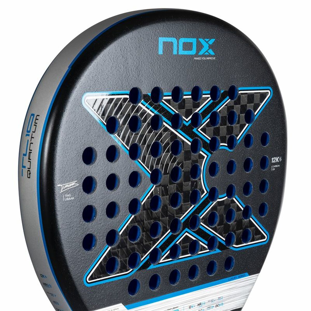 Padel Racket Nox Tl10 Quantum 12K Grey Carbon fibre