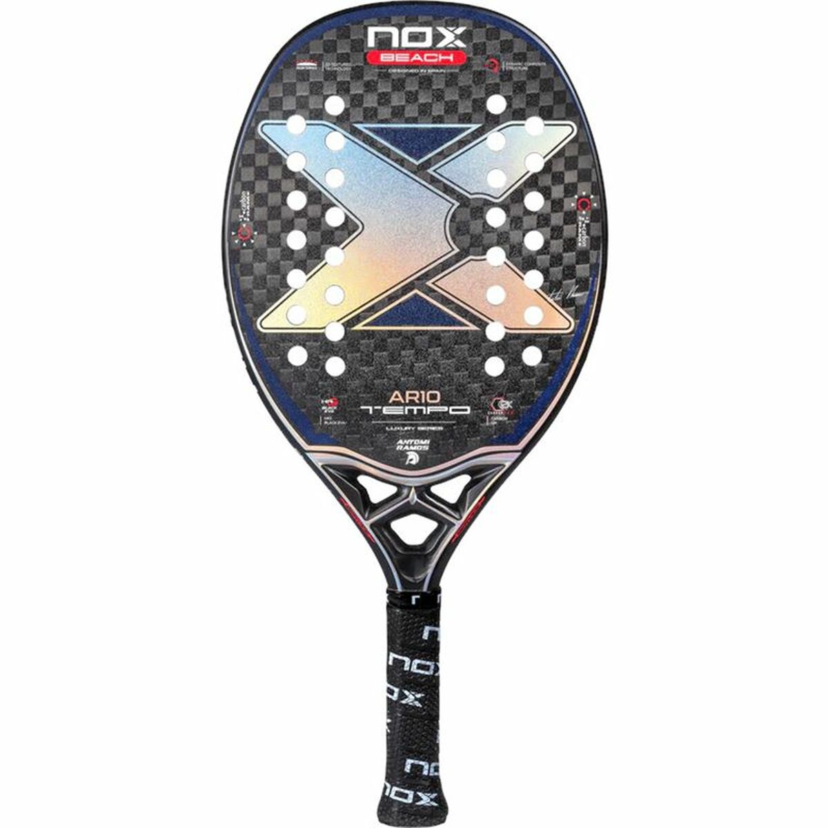 Padel Racket Nox AR10 Tempo 2022 By Antomi Ramos BK Black Padel Racket Nox AR10 Tempo 2022 By Antomi Ramos BK Black