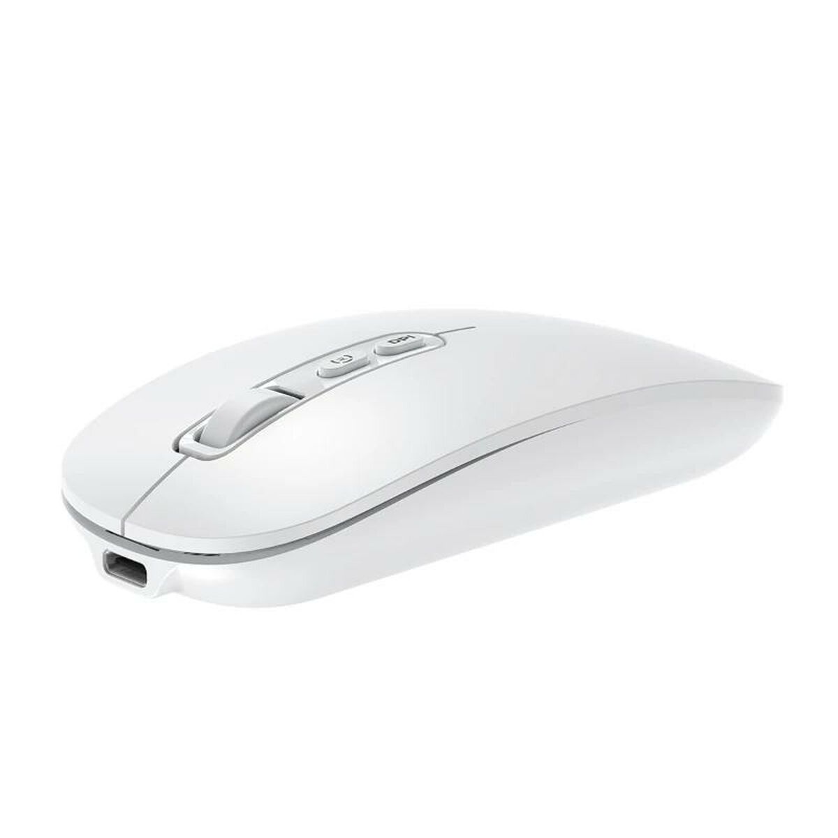 Wireless Mouse CoolBox Ratn W02-IA White Grey 1600 dpi