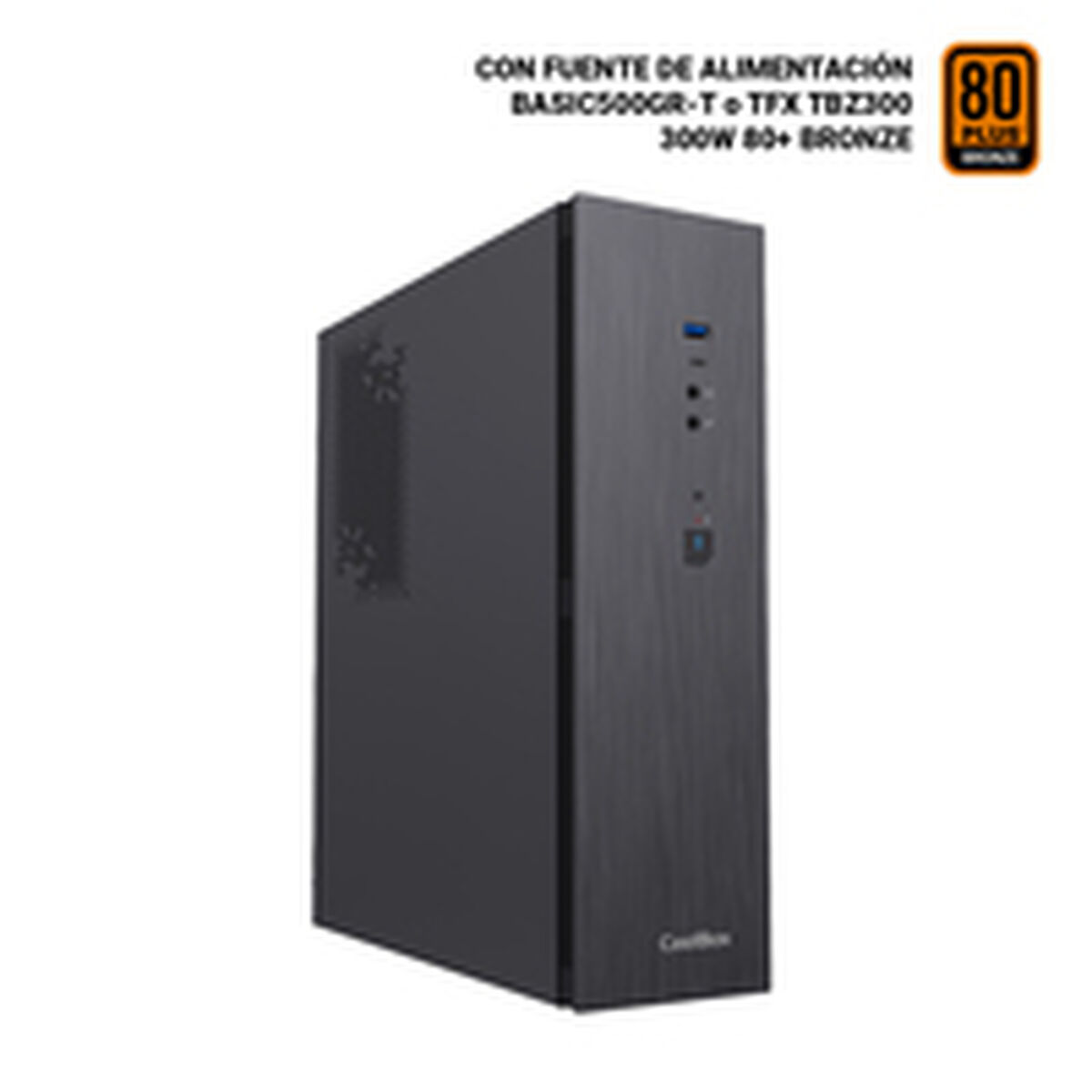 ATX Semi-tower Box CoolBox COO-PCT370-BZ Black