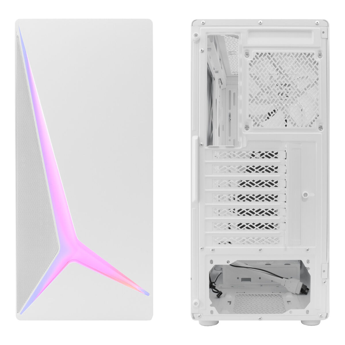 ATX Semi-tower Box CoolBox COO-CHA-GA450W-0 White