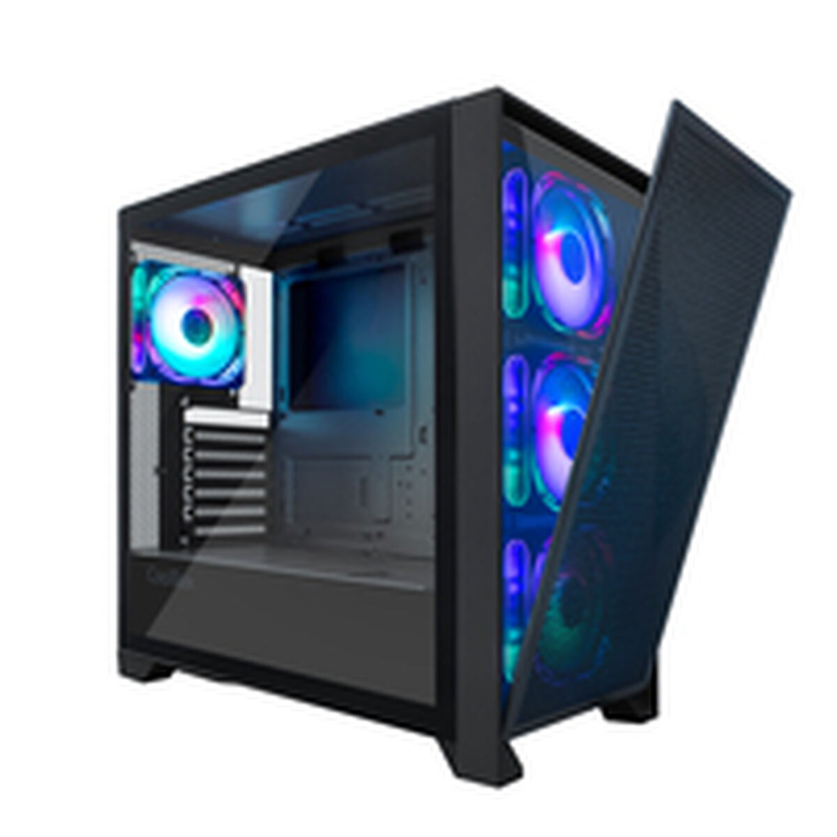 ATX Semi-tower Box CoolBox COO-CHA-GE2000-0 Black