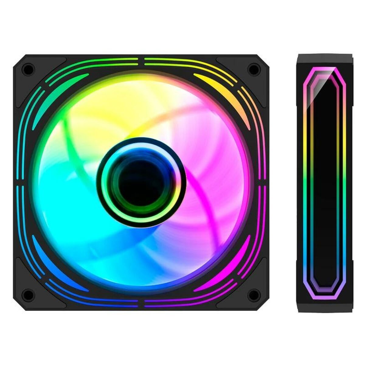 Box Ventilator CoolBox KIT 4 Vent.12cm ARGB Infinity Pro  12 cm
