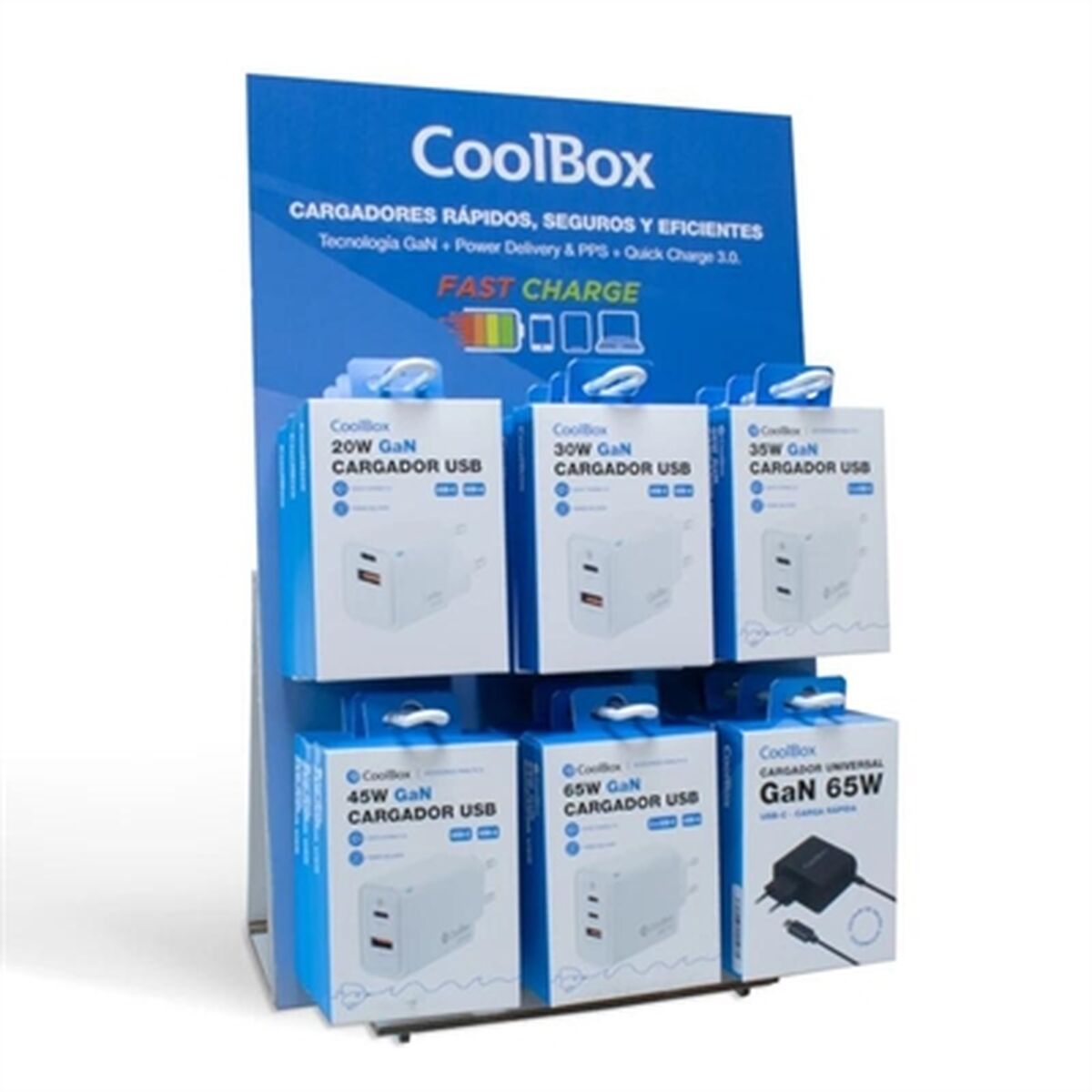 Wall Charger CoolBox COO-PACK-GAN Wall Charger CoolBox COO-PACK-GAN