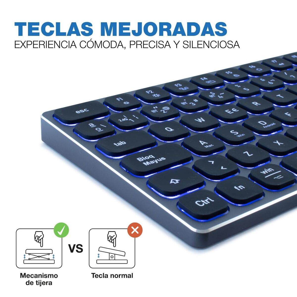 Keyboard and Mouse CoolBox COO-TEW02-BKB Black