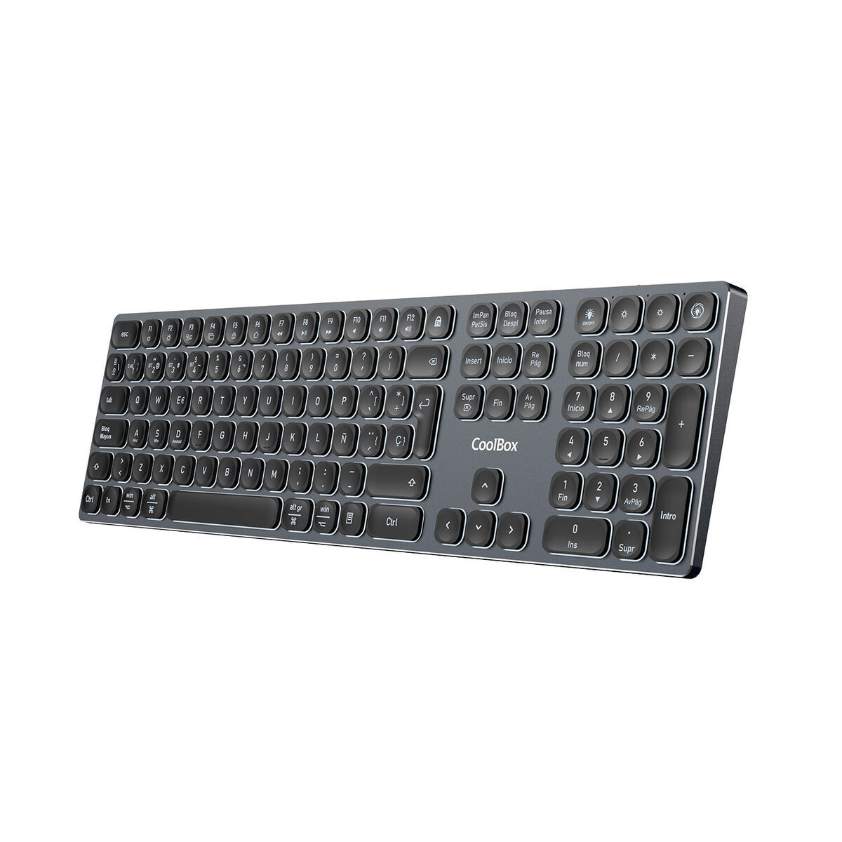 Keyboard and Mouse CoolBox COO-TEW02-BKB Black