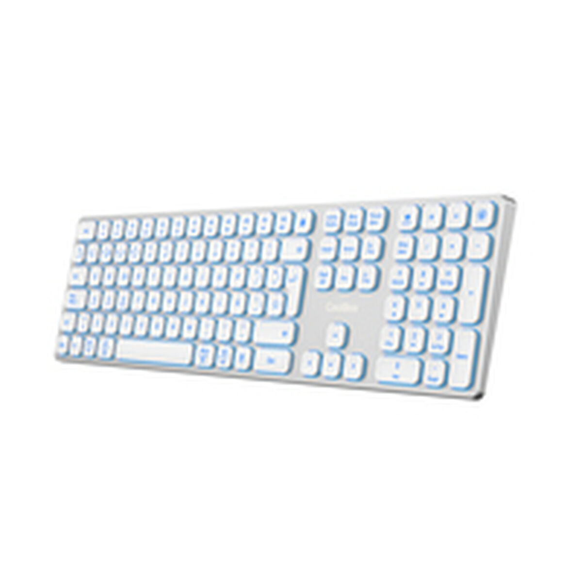 Keyboard and Mouse CoolBox COO-TEW02-BKW White