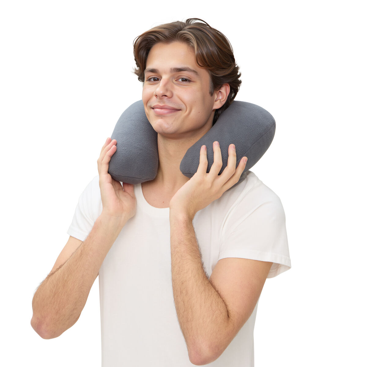 Neck Pillow Scape Travel Grey