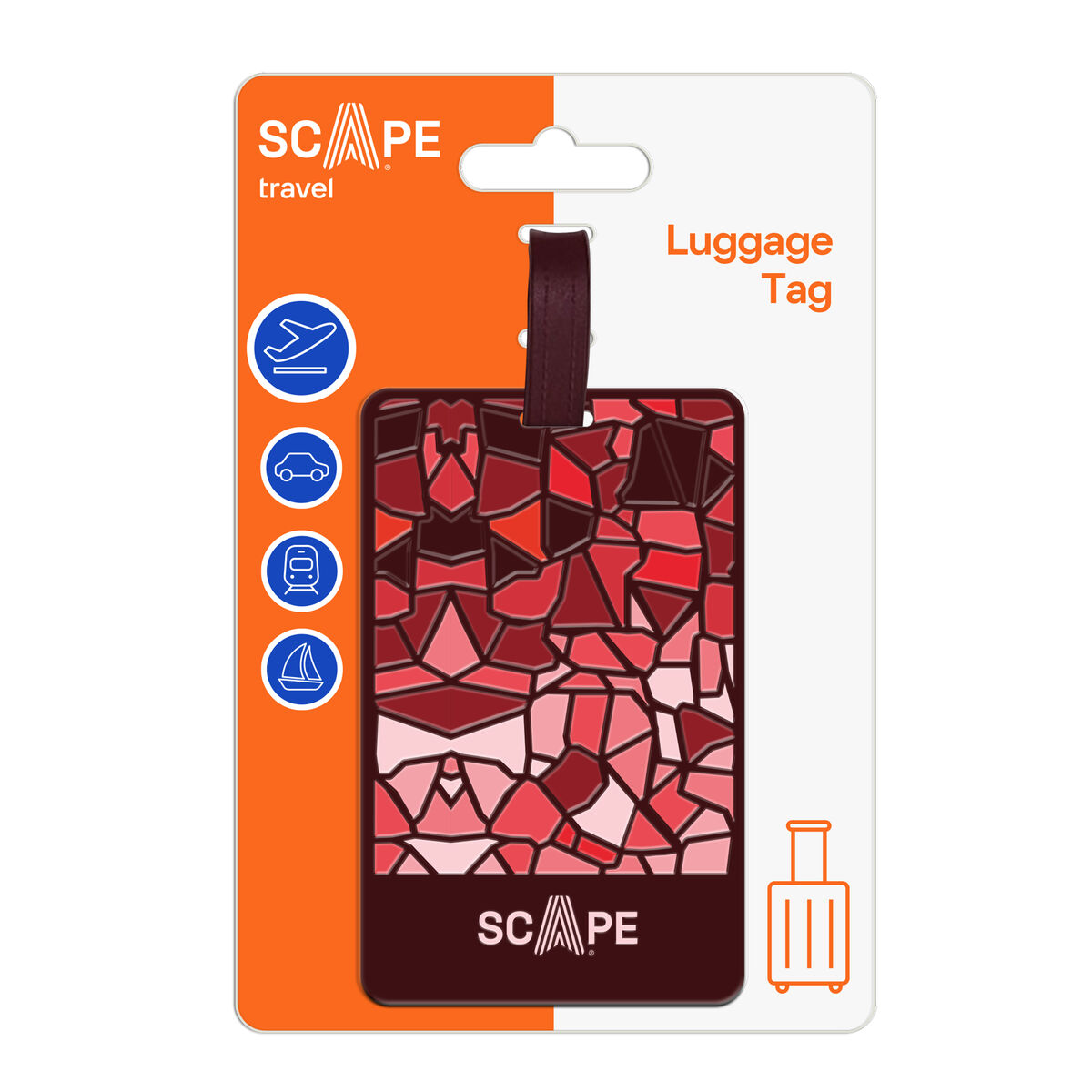 Suitcase Identification Tags Scape Travel