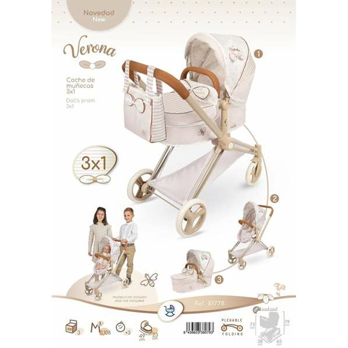 Baby doll Decuevas 50 cm
