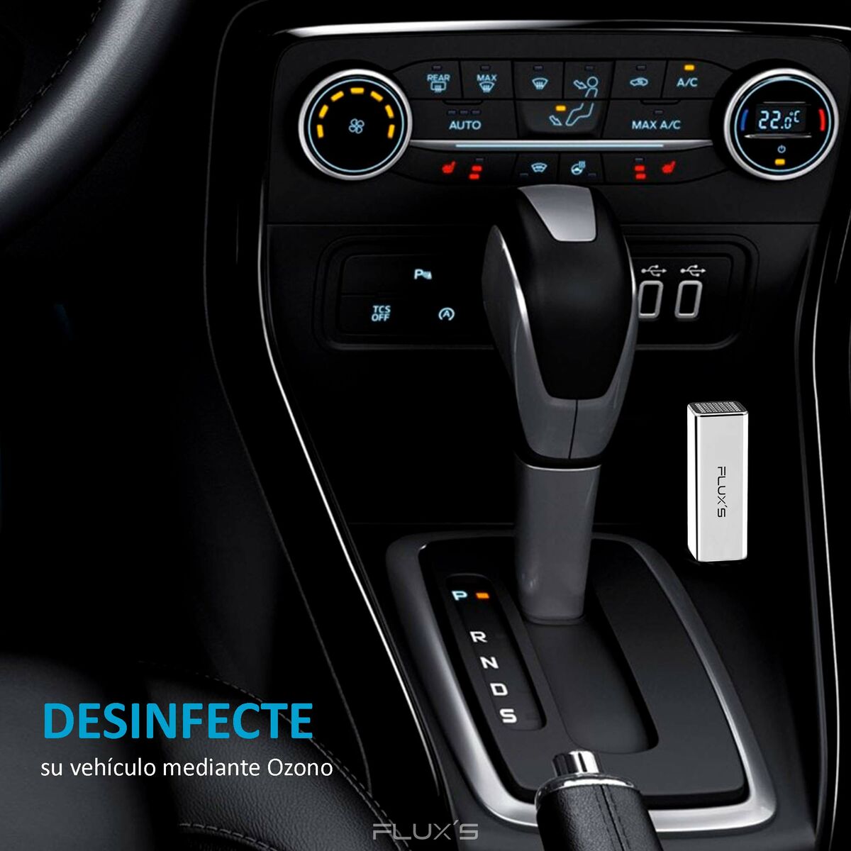 Ozone Generator Flux’s 00121 Silver Car