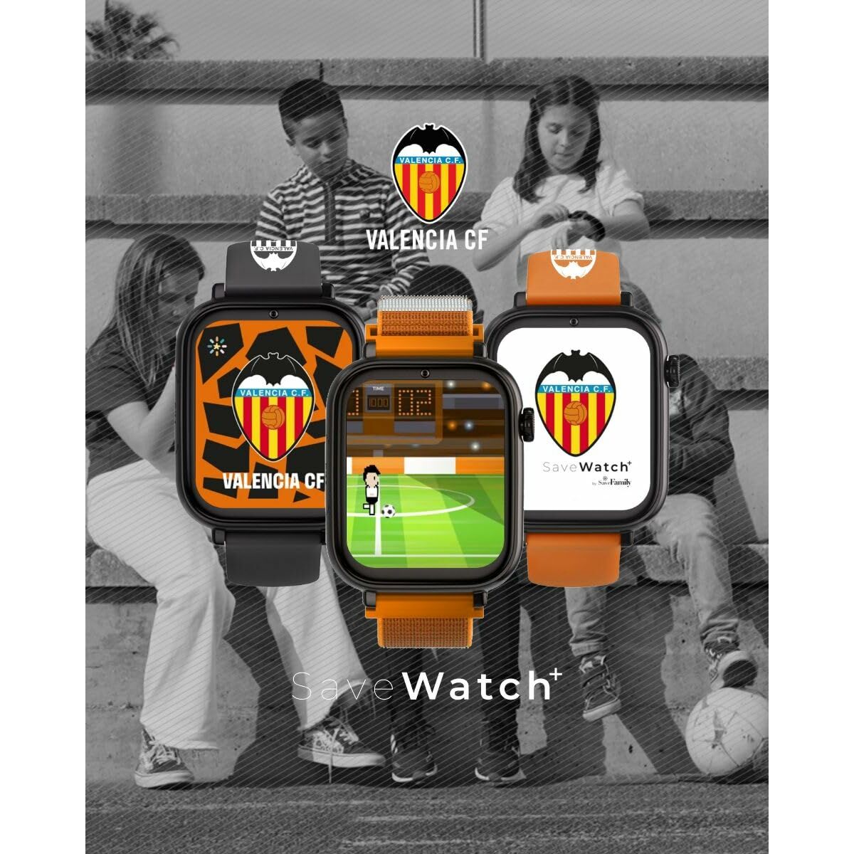 Smartwatch Save Family SWPVCF-SILNARAN Black Orange 1,3”