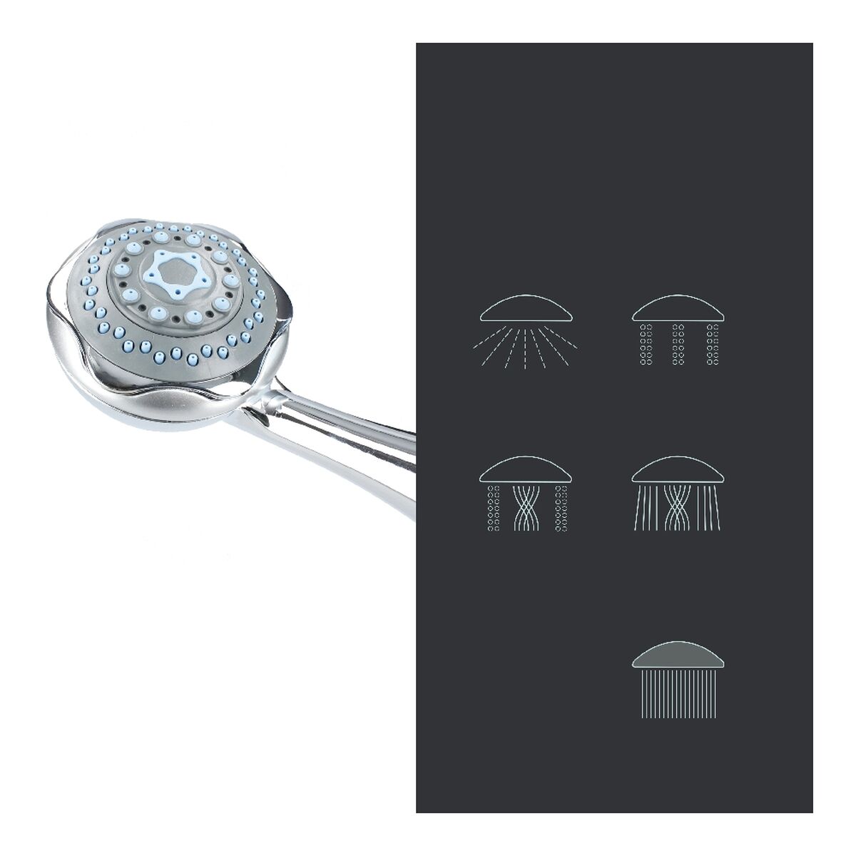 Shower Rose Fontastock HERVÁS H 1/2″ Chromed