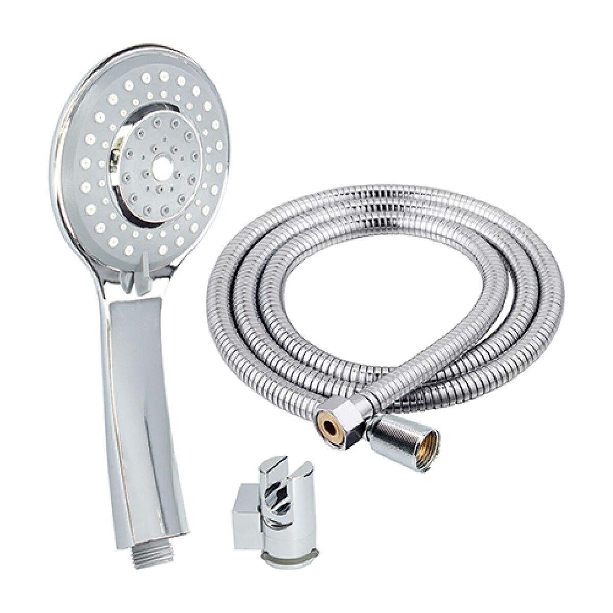A shower head with a hose to direct the flow Fontastock H 1/2″ 2 m