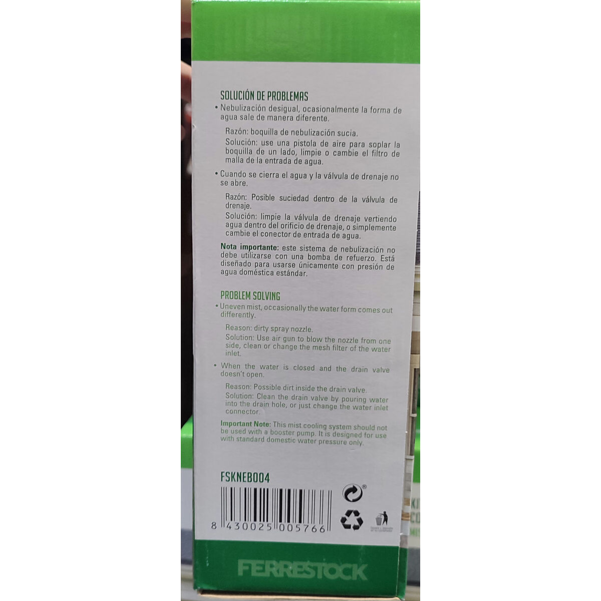 Nebuliser Ferrestock White 15 m