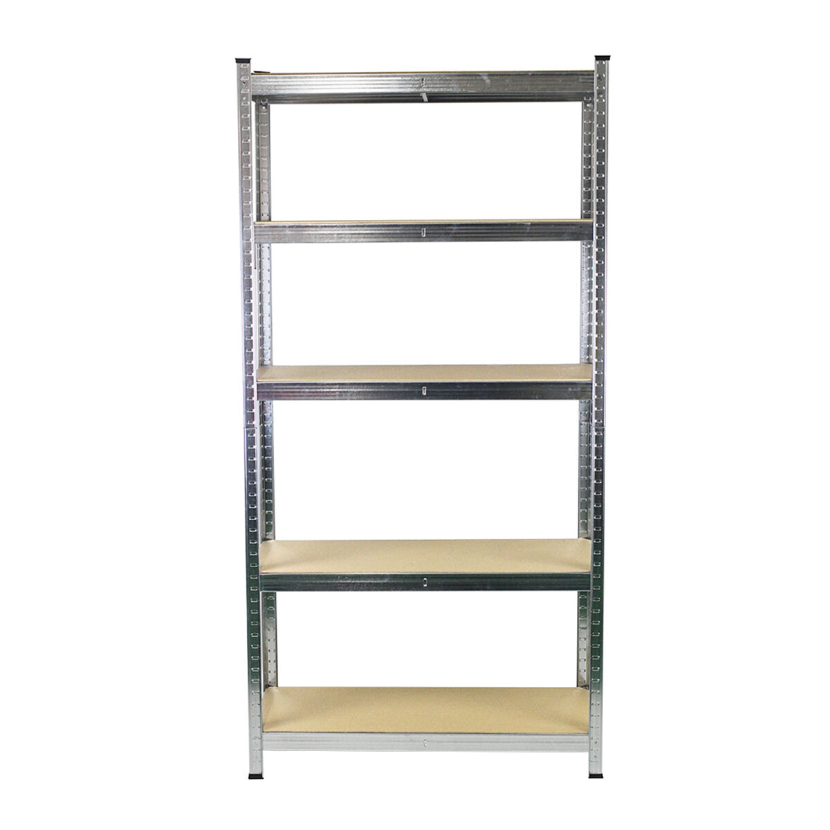 Shelves Ferrestock 875 Kg 90 x 40 x 180 cm Grey Wood Galvanised Steel MDF Wood 5 Shelves