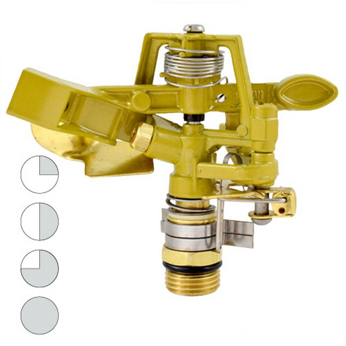 Water Sprinkler Ferrestock Yellow M1/2″ metal