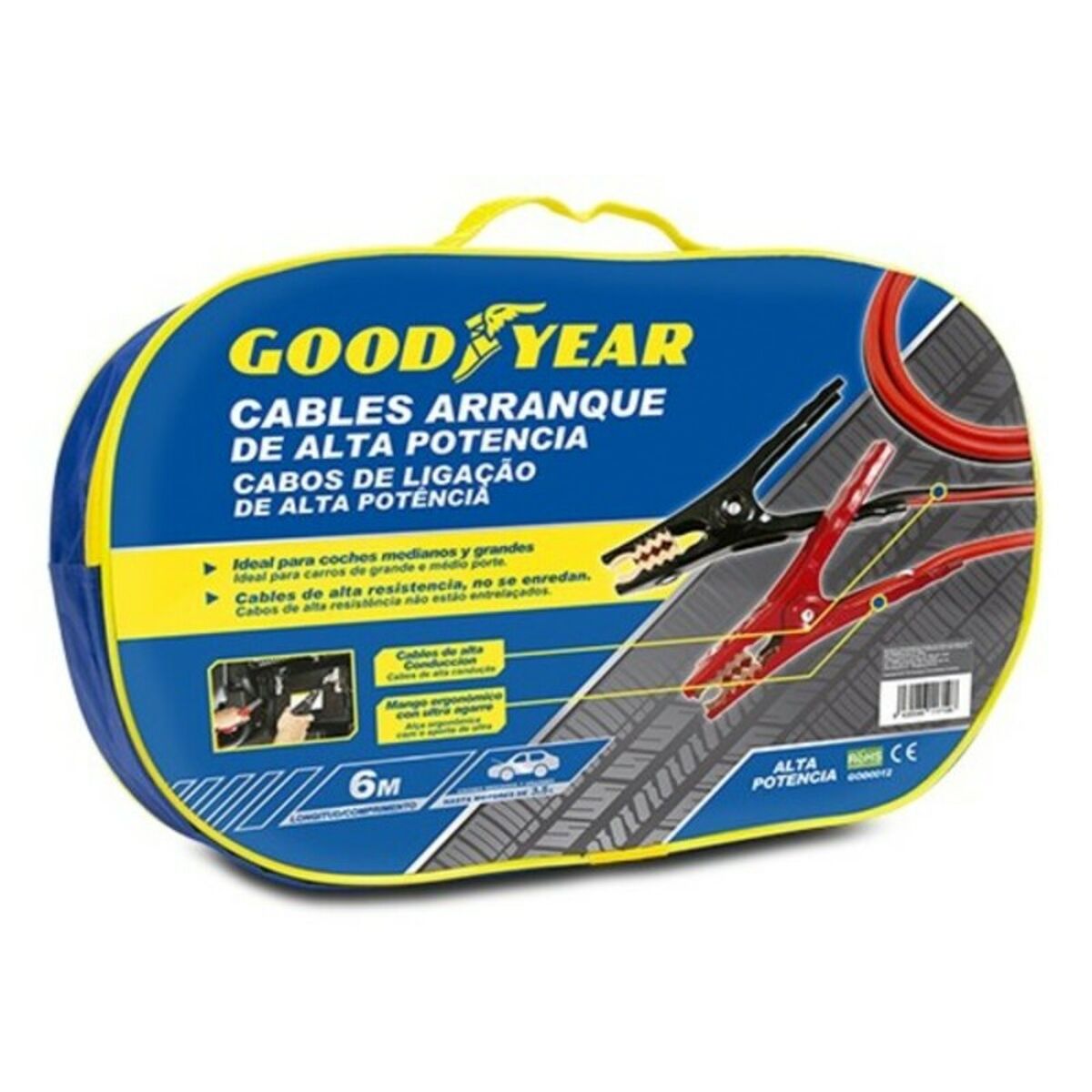 Starting cables Goodyear CS3 600A (6 m) Starting cables Goodyear CS3 600A (6 m)