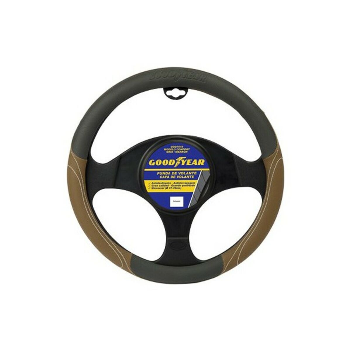Steering Wheel Cover Goodyear GOD7010 Confort Universal (Ø 37 – 39 cm)