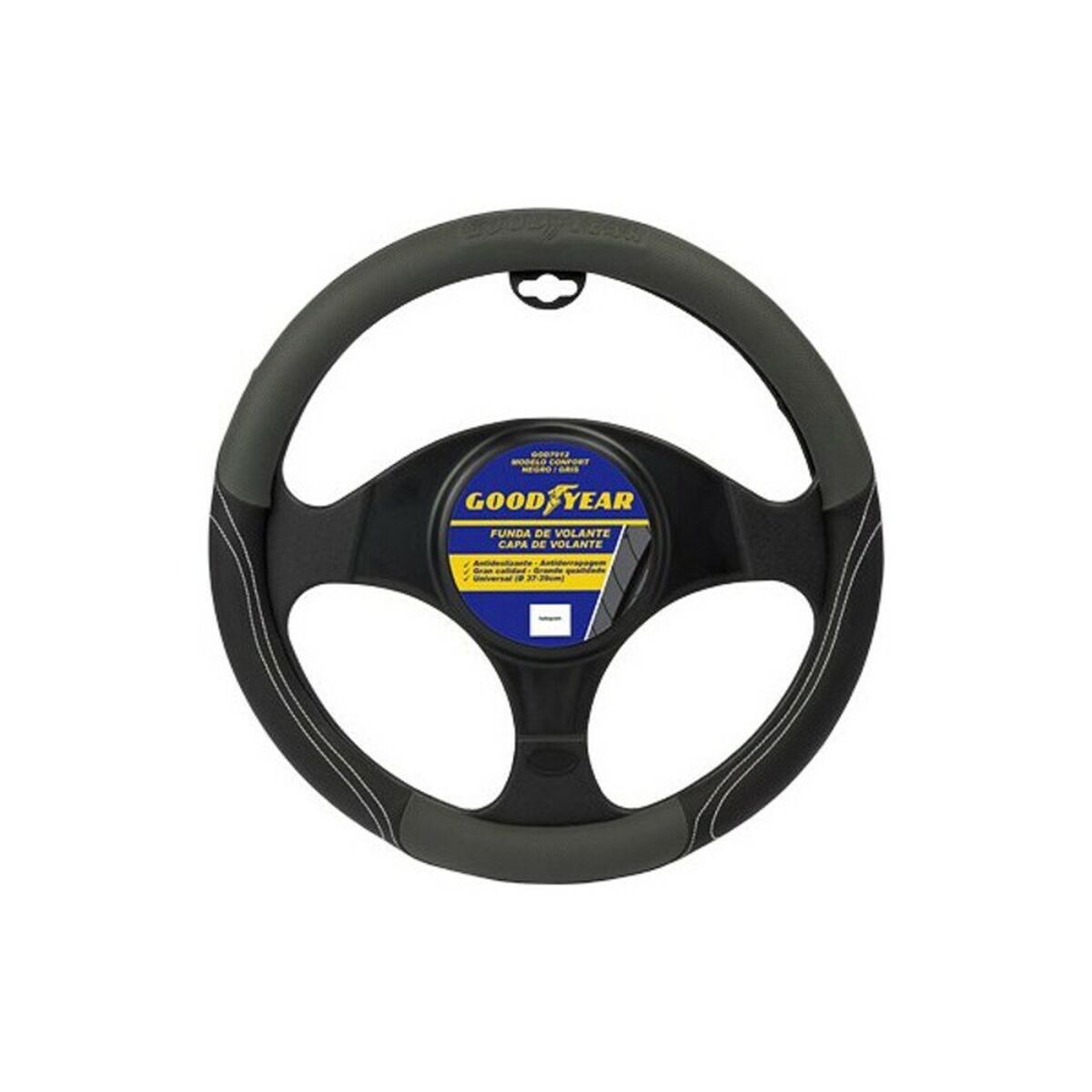 Steering Wheel Cover Goodyear GOD7012 Confort Universal (Ø 37 – 39 cm) Steering Wheel Cover Goodyear GOD7012 Confort Universal (Ø 37 – 39 cm)