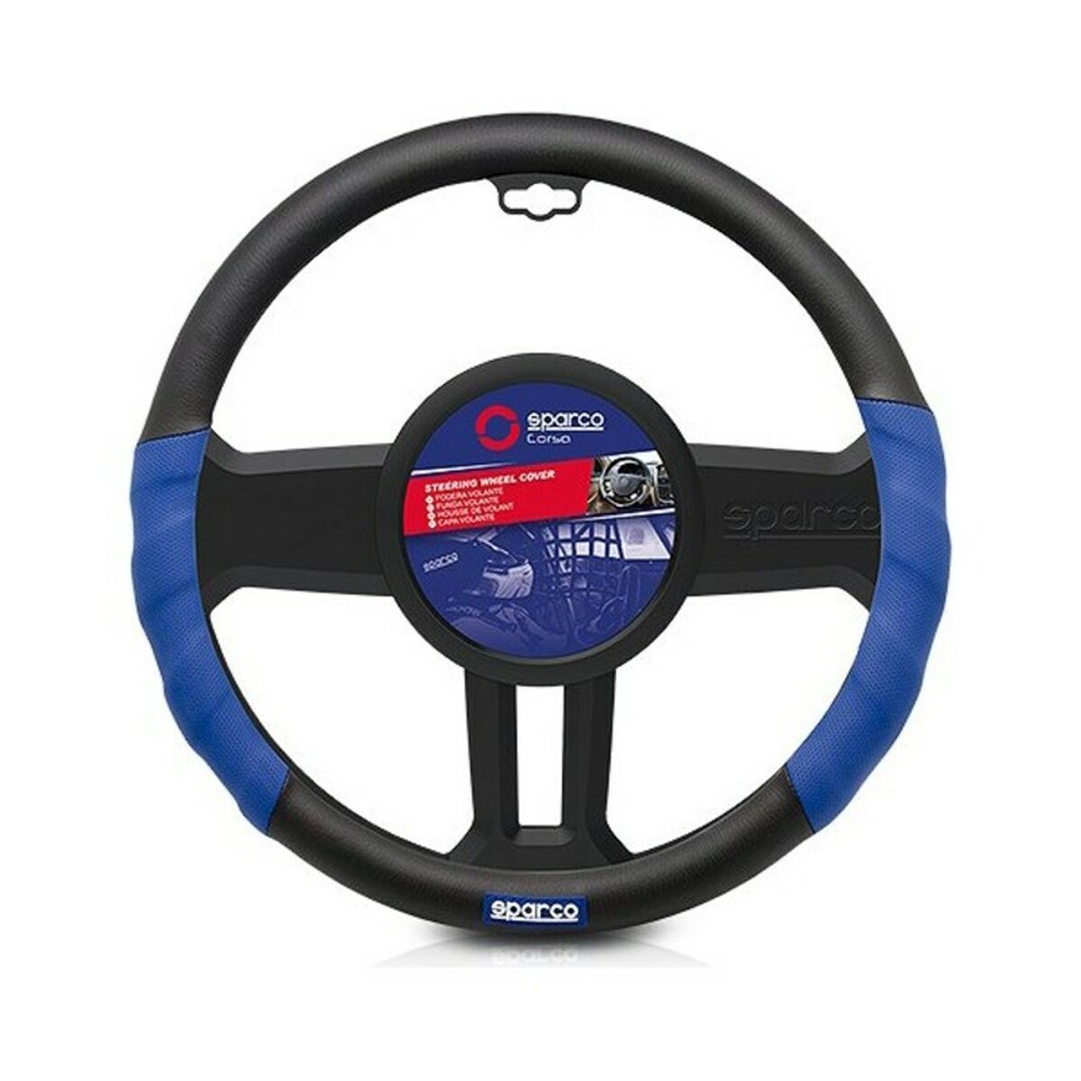 Steering Wheel Cover Sparco SPC1100L Universal ( 37 – 39 cm) Steering Wheel Cover Sparco SPC1100L Universal ( 37 – 39 cm)