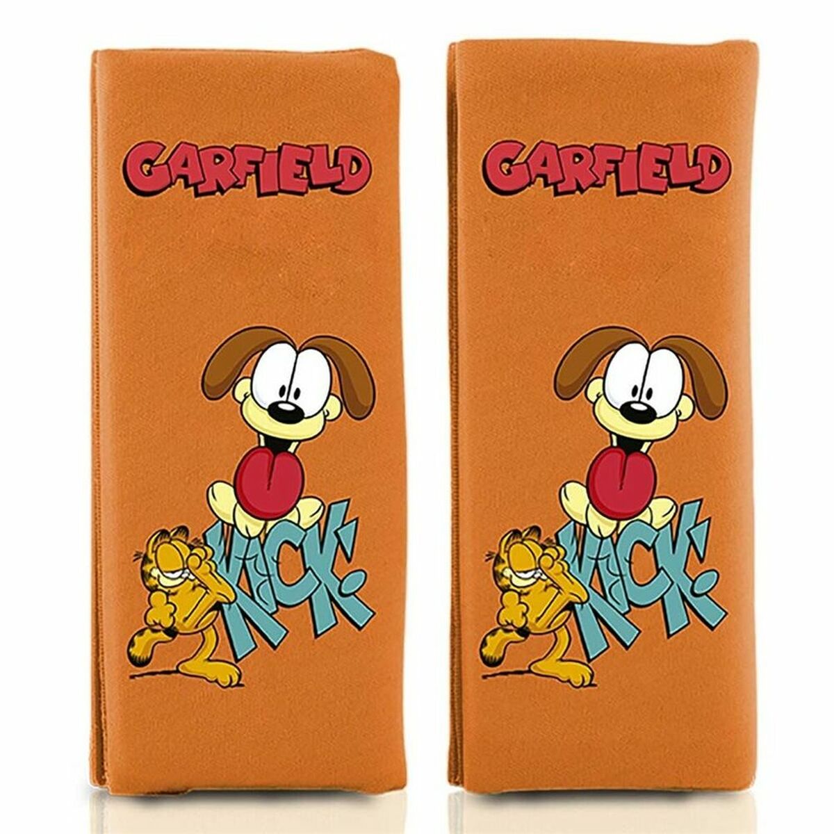 Seat Belt Pads GAR101 Orange Garfield Seat Belt Pads GAR101 Orange Garfield
