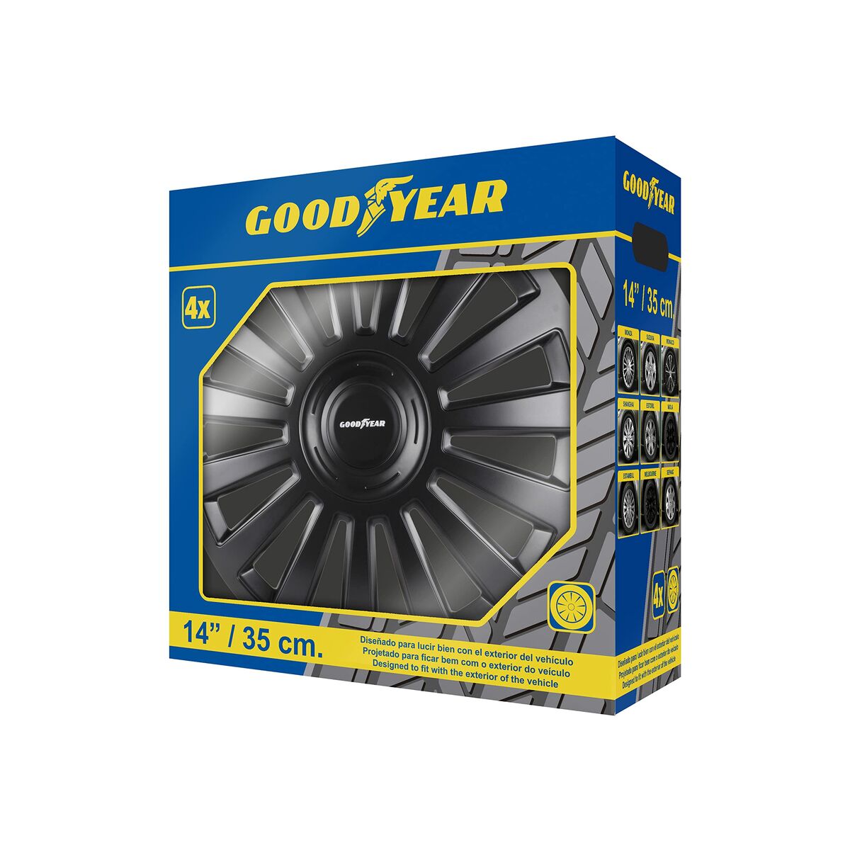 Hubcap Goodyear MELBOURNE Black 14″