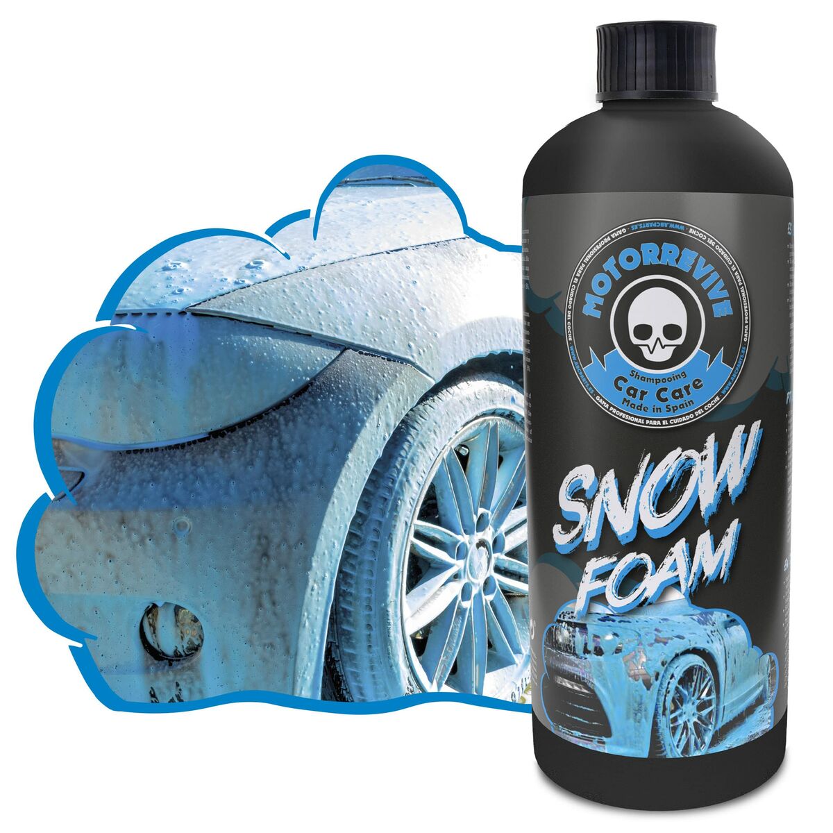 Car shampoo Motorrevive Snow Foam Blue Concentrated 500 ml Car shampoo Motorrevive Snow Foam Blue Concentrated 500 ml