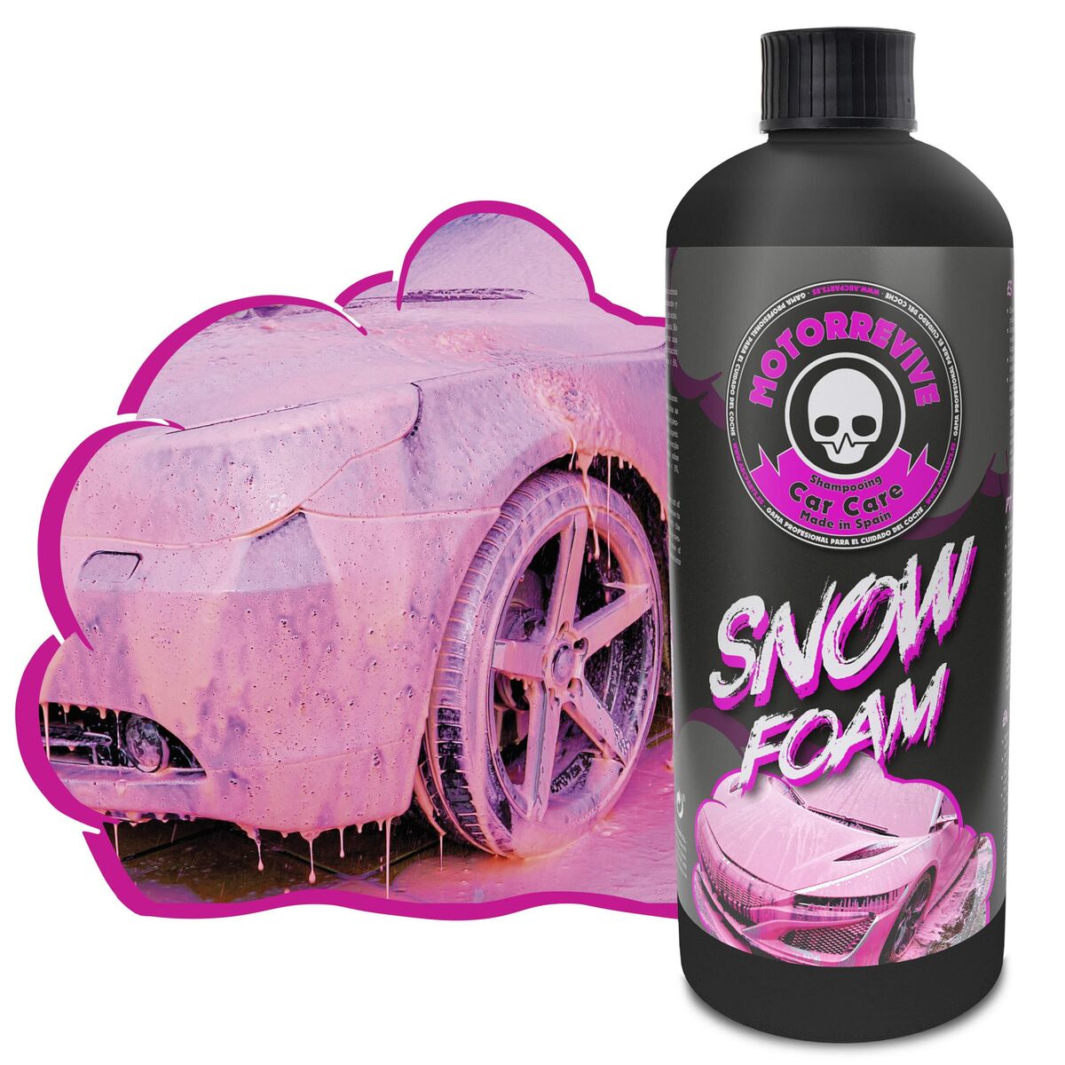 Car shampoo Motorrevive Snow Foam Concentrated 500 ml Pink Car shampoo Motorrevive Snow Foam Concentrated 500 ml Pink