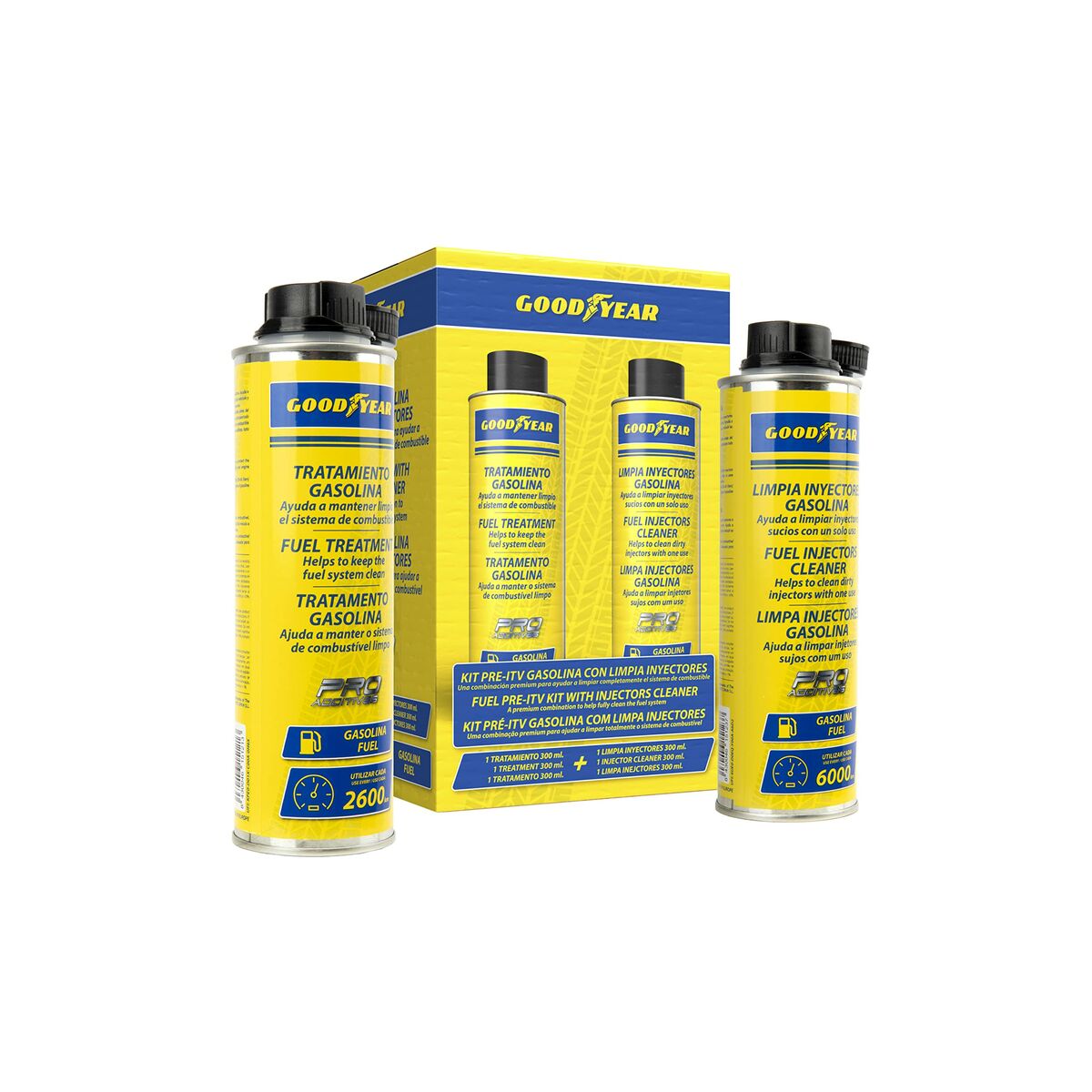 Petrol Injector Cleaner Pre-ITV Goodyear 300 ml Petrol Injector Cleaner Pre-ITV Goodyear 300 ml