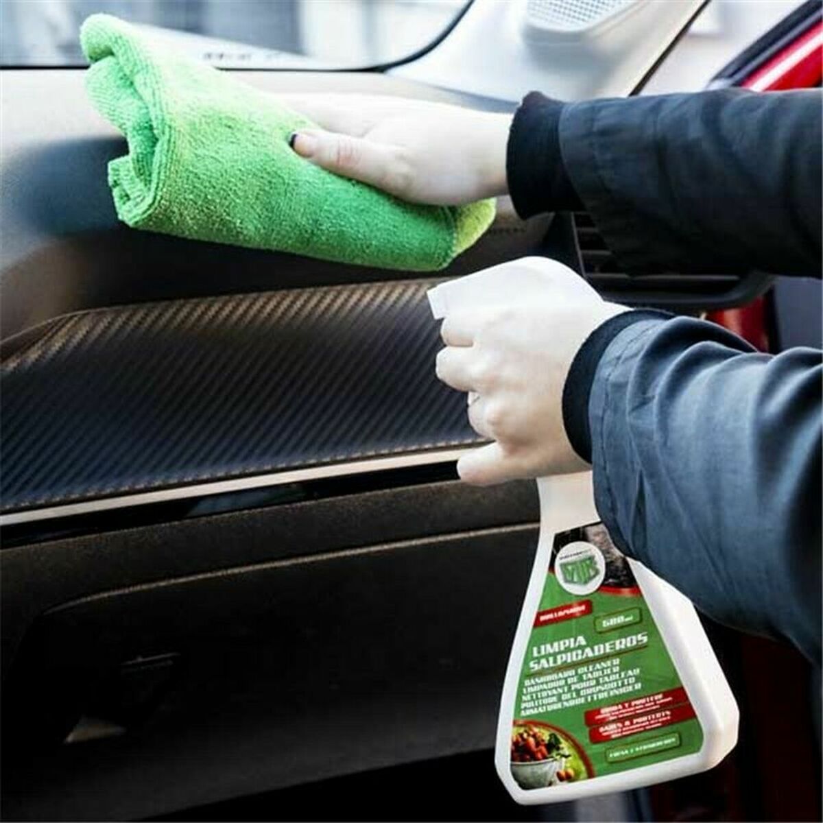Dashboard Cleaner Motorkit MOT10323 500 ml Strawberry Dashboard Cleaner Motorkit MOT10323 500 ml Strawberry