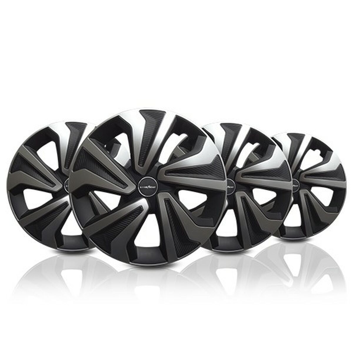 Hubcap Goodyear Montreal Black/Silver 16″ 4 Units Hubcap Goodyear Montreal Black/Silver 16″ 4 Units