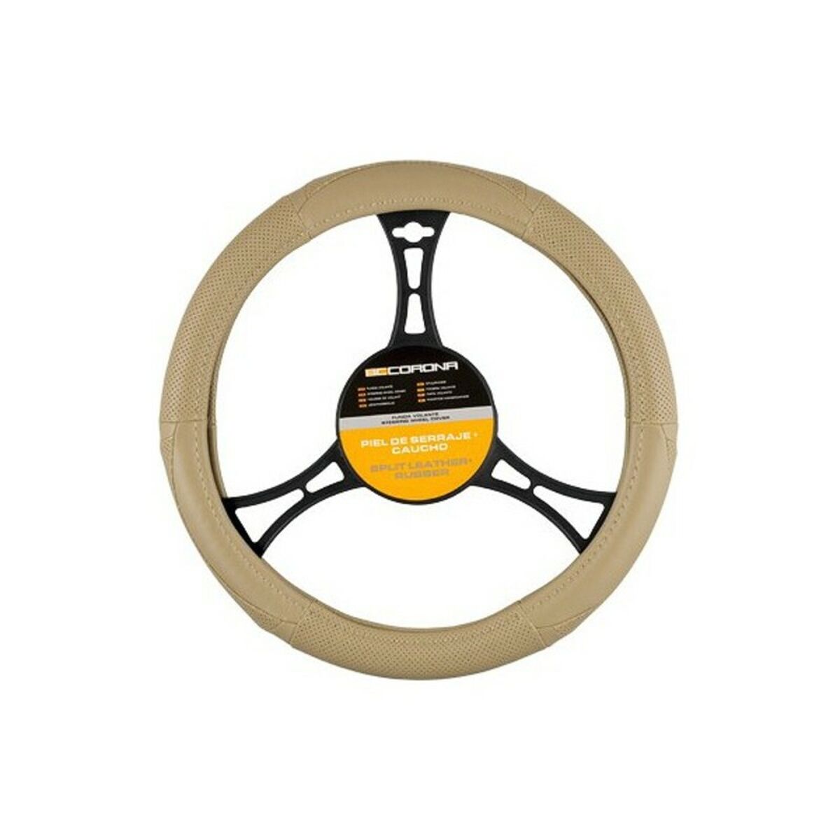 Steering Wheel Cover BC Corona FVO10157 Universal ( 36 – 38 cm) Steering Wheel Cover BC Corona FVO10157 Universal ( 36 – 38 cm)
