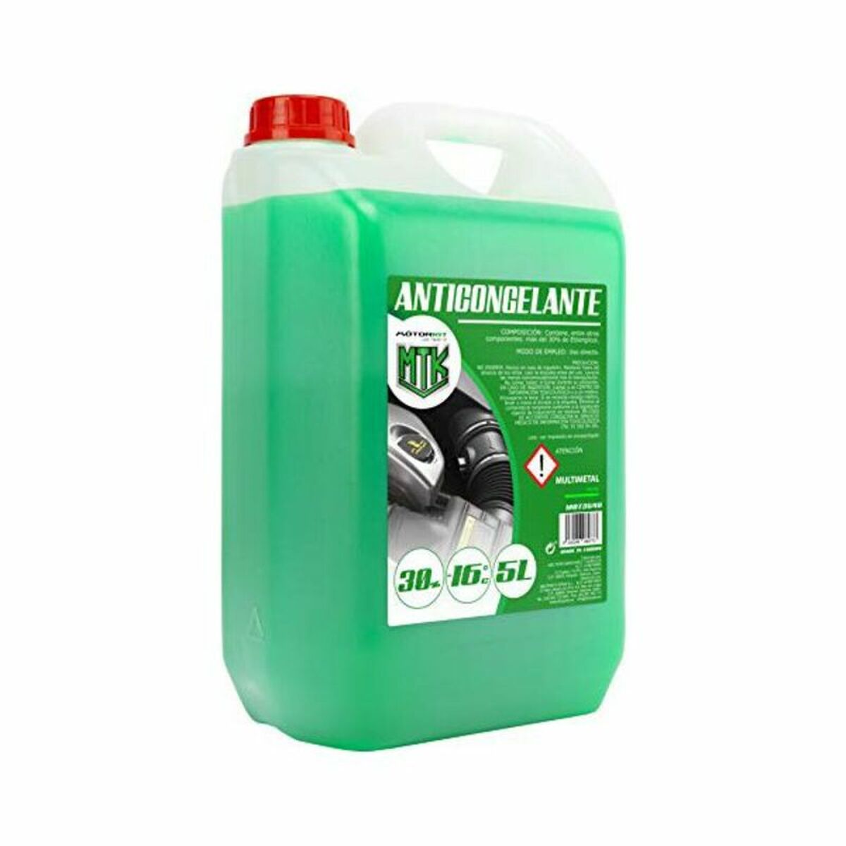 Antifreeze Motorkit MOT3540 -16º 30% Green (5 L) Antifreeze Motorkit MOT3540 -16º 30% Green (5 L)