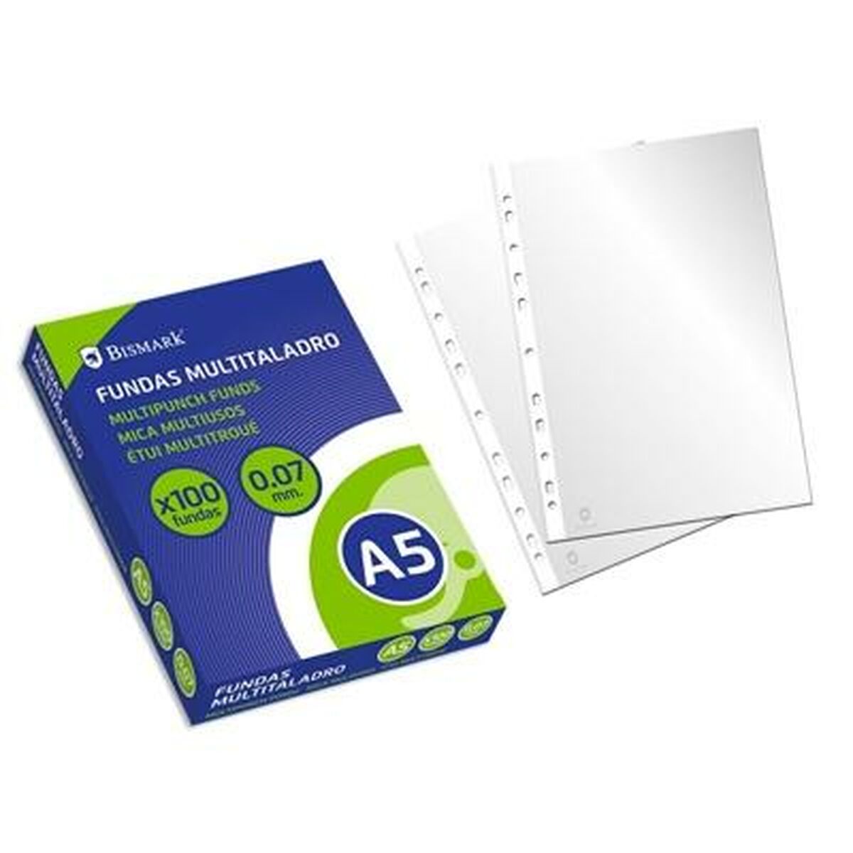 Covers Bismark Transparent A5 polypropylene 100 Pieces Covers Bismark Transparent A5 polypropylene 100 Pieces