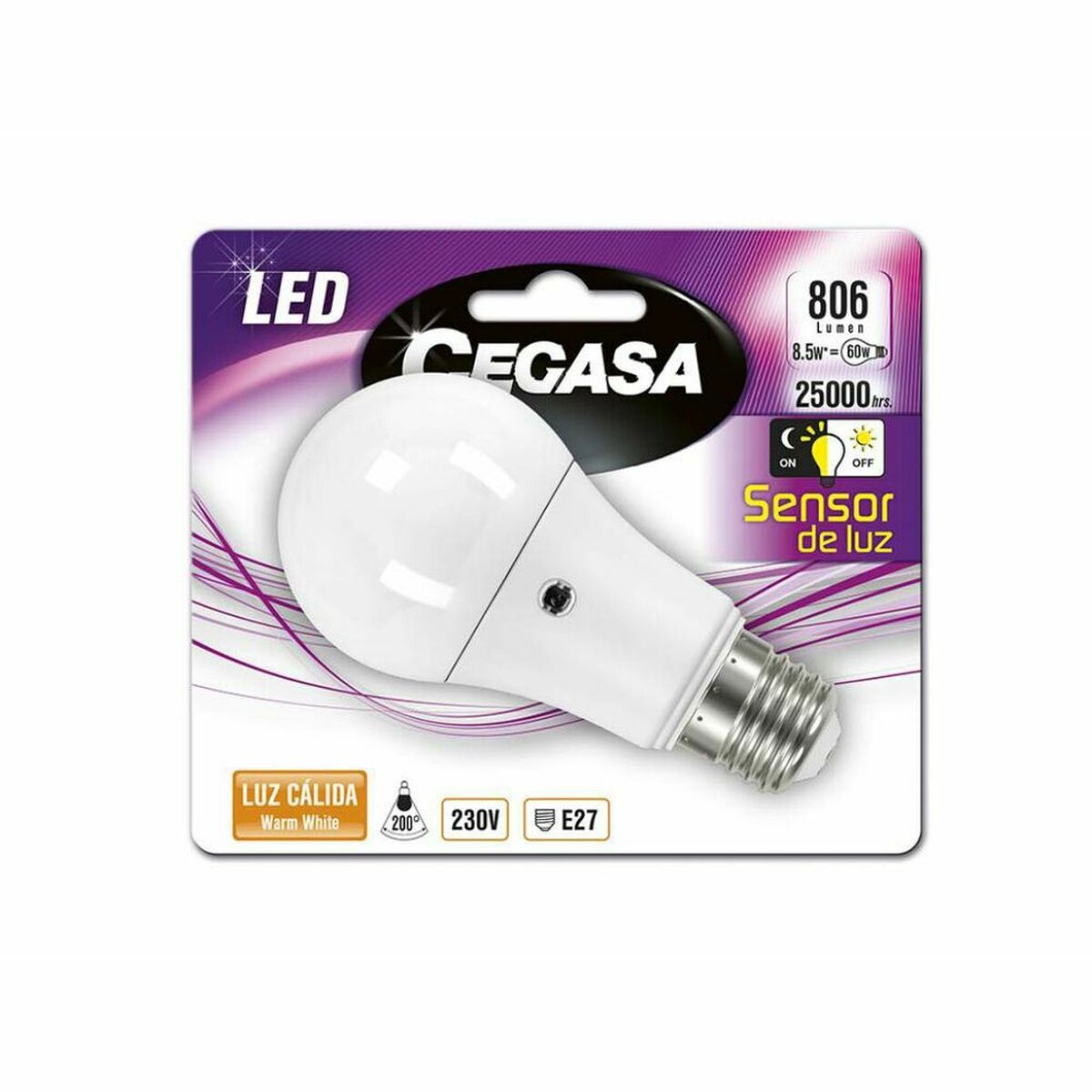 LED lamp Cegasa 2700 K 8,5 W LED lamp Cegasa 2700 K 8,5 W