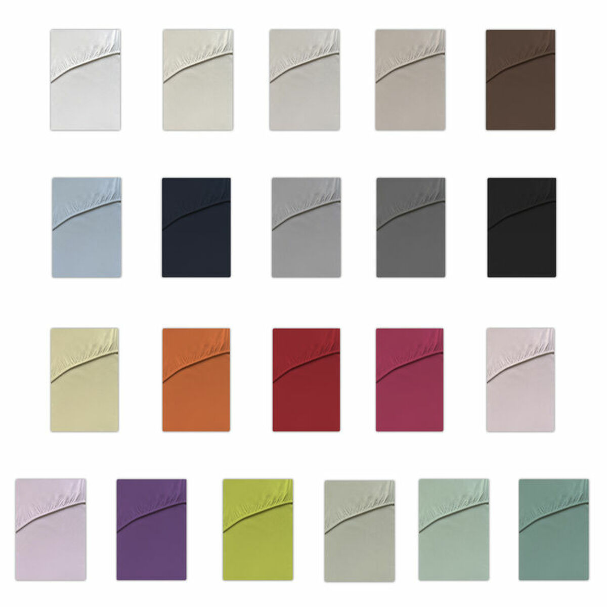Fitted bottom sheet Happy Home Light grey Single