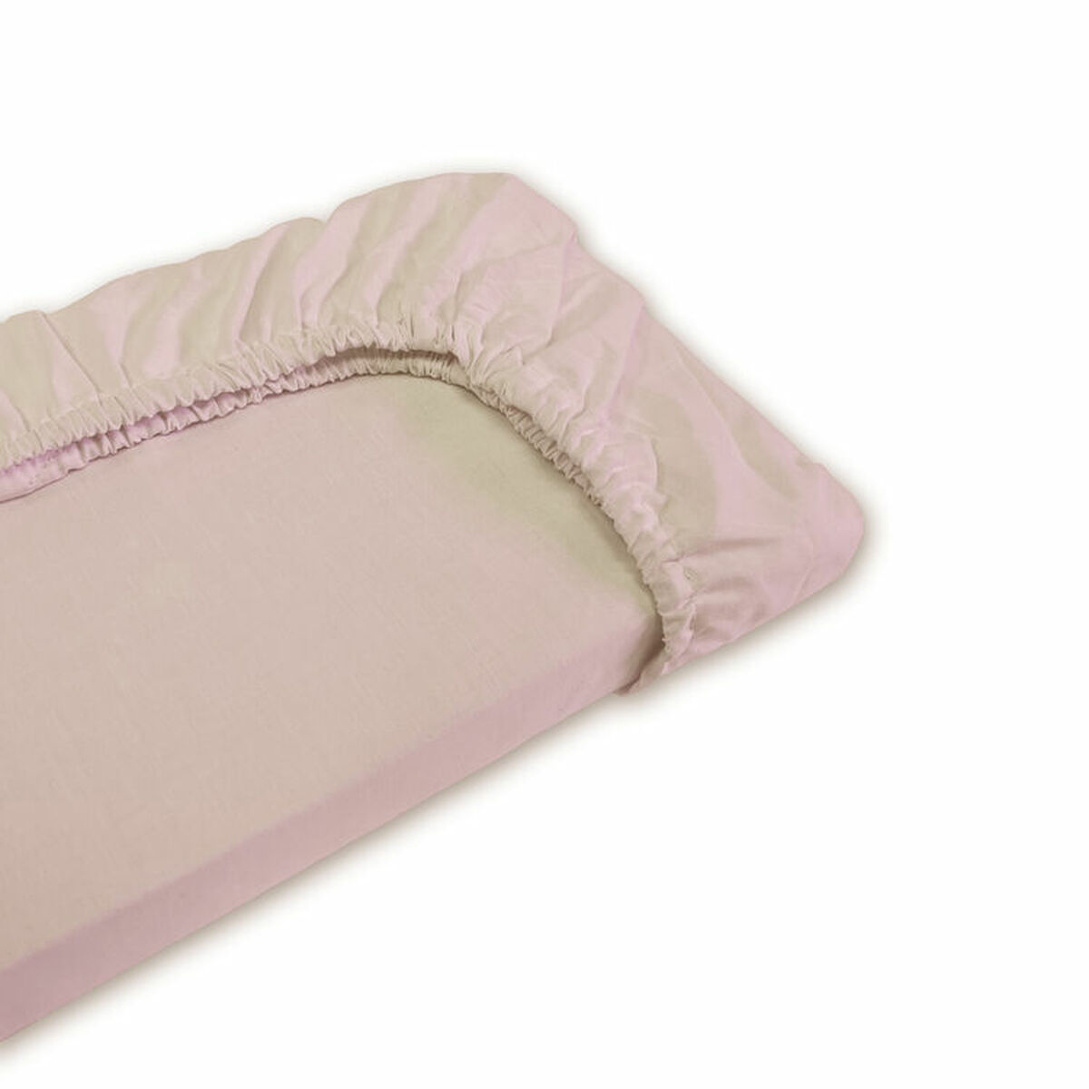Fitted bottom sheet Happy Home Mix Colors Nude Single