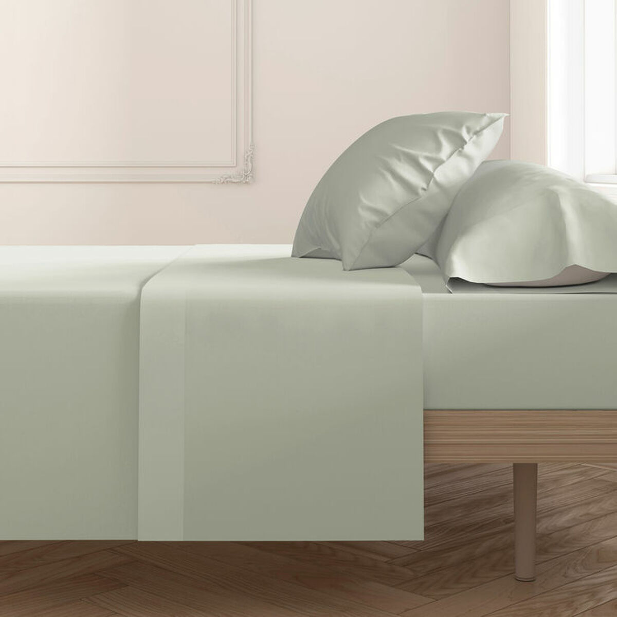 Top sheet Happy Home Mix Colors Mint Double