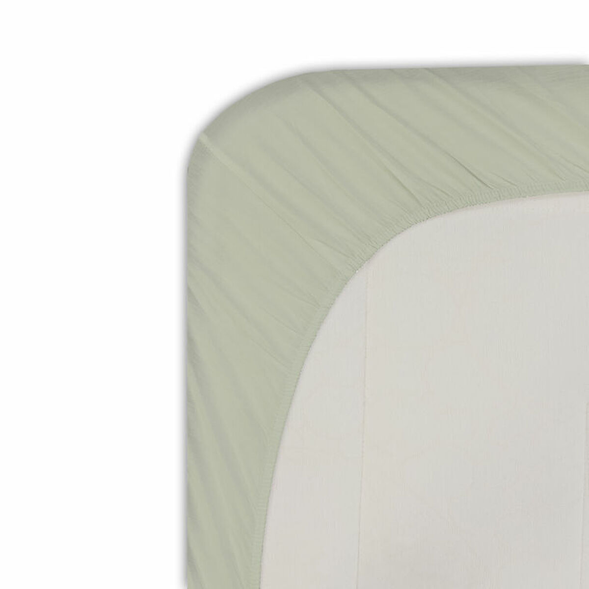 Fitted bottom sheet Happy Home Mix Colors Mint Small double