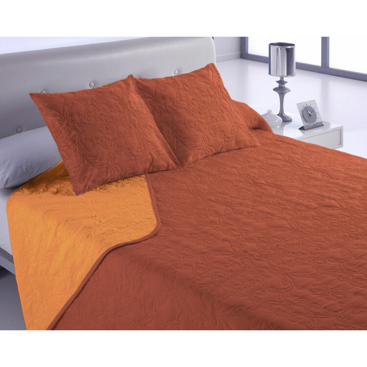 Bedspread (quilt) Hosteline VEGAS Orange Single (2 Pieces) Bedspread (quilt) Hosteline VEGAS Orange Single (2 Pieces)