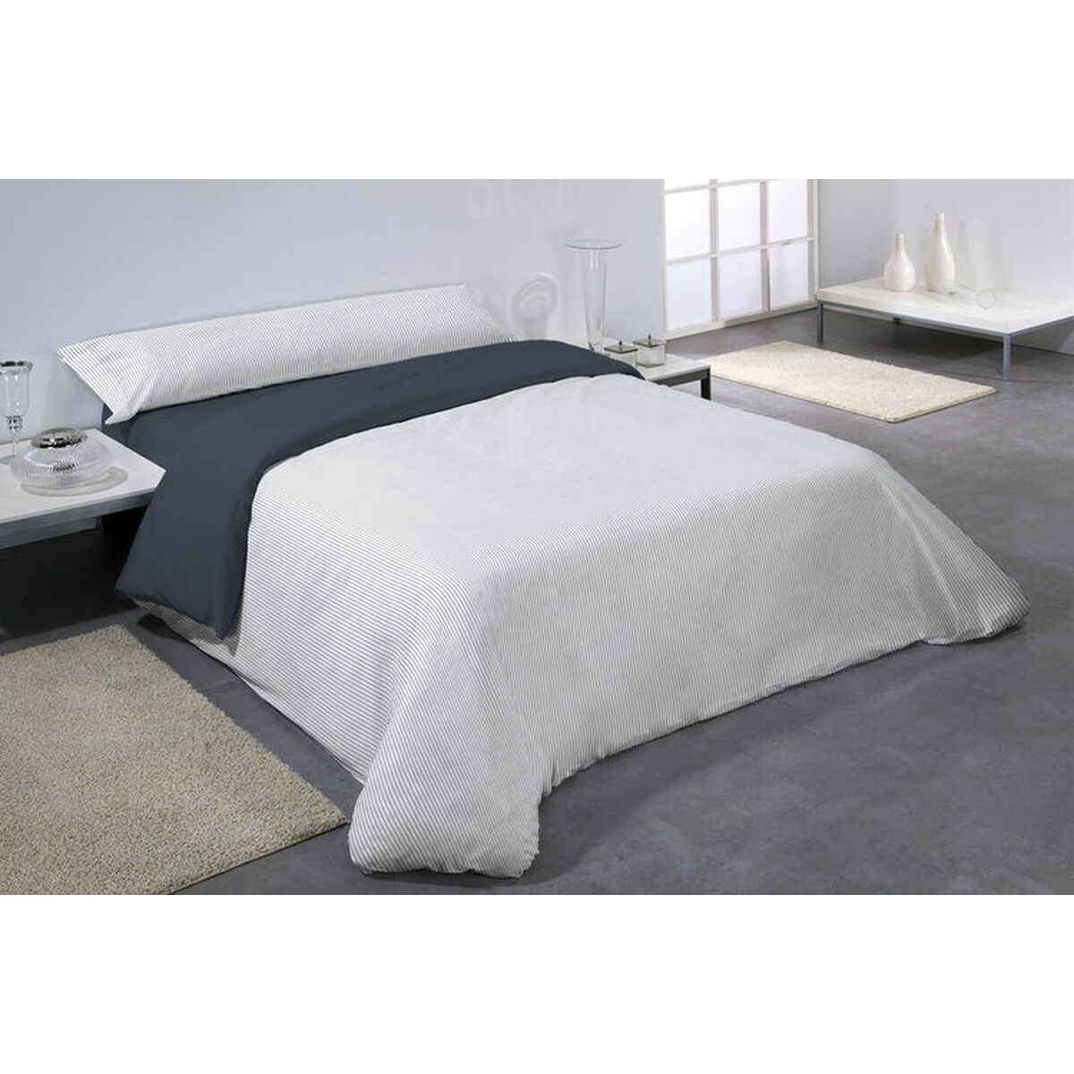 Duvet cover set Hosteline TENERIFE Blue 3 Pieces Duvet cover set Hosteline TENERIFE Blue 3 Pieces