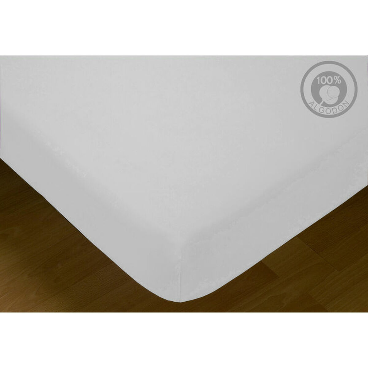 Fitted bottom sheet Hosteline IRIS White Double Fitted bottom sheet Hosteline IRIS White Double
