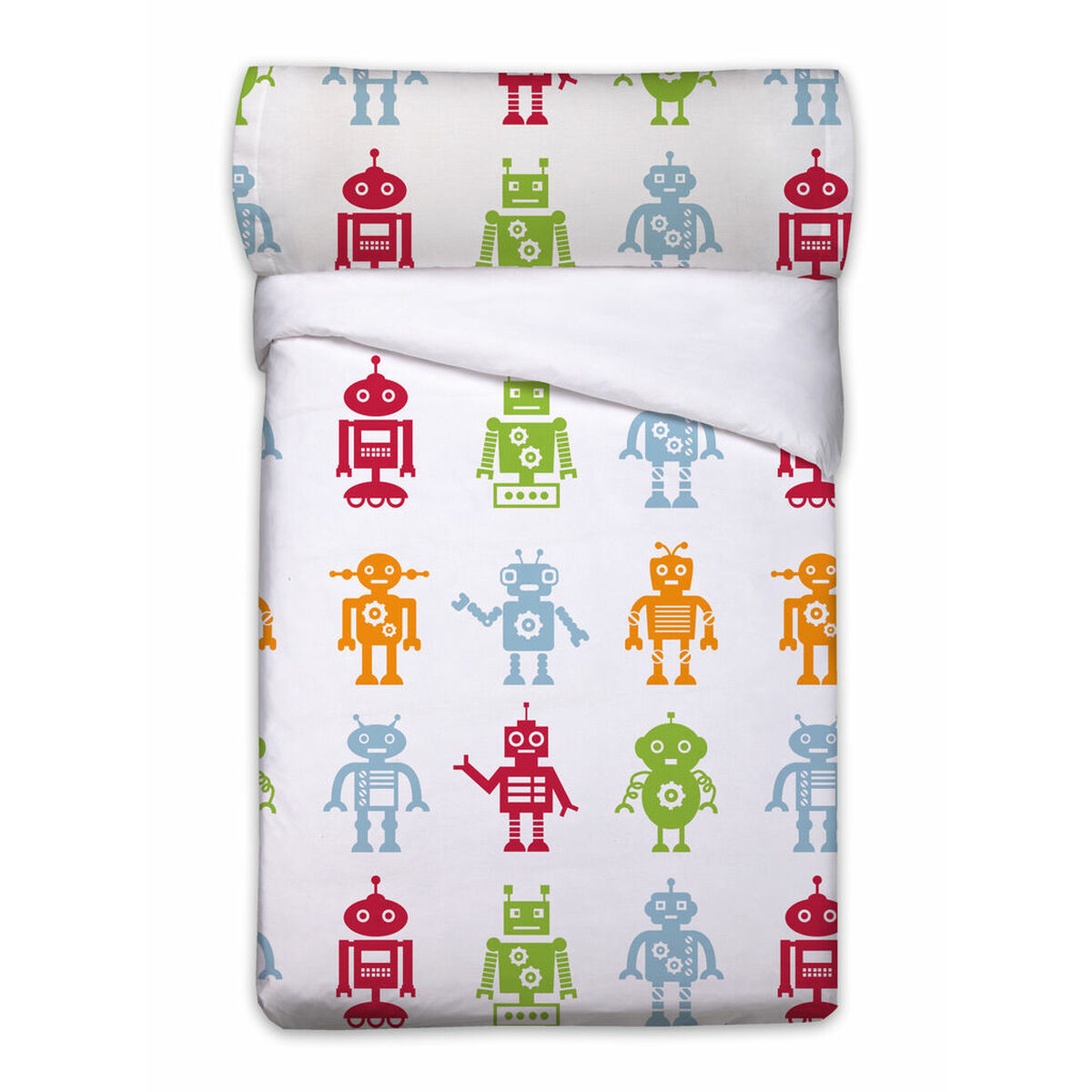 Duvet cover set Pierre Cardin Robots White Single 3 Pieces Duvet cover set Pierre Cardin Robots White Single 3 Pieces
