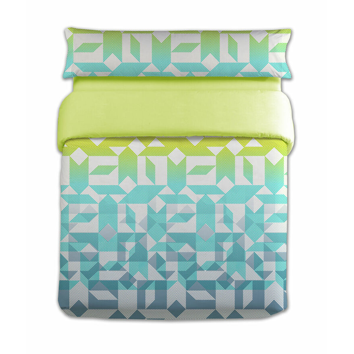 Duvet cover set Hosteline HARRIS Green Single 2 Pieces Duvet cover set Hosteline HARRIS Green Single 2 Pieces