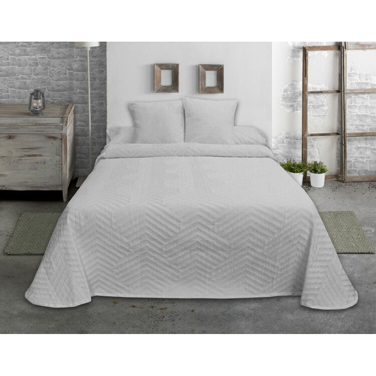 Bedspread (quilt) Hosteline ESPIGA Pearl Gray Single (1 Piece) Bedspread (quilt) Hosteline ESPIGA Pearl Gray Single (1 Piece)