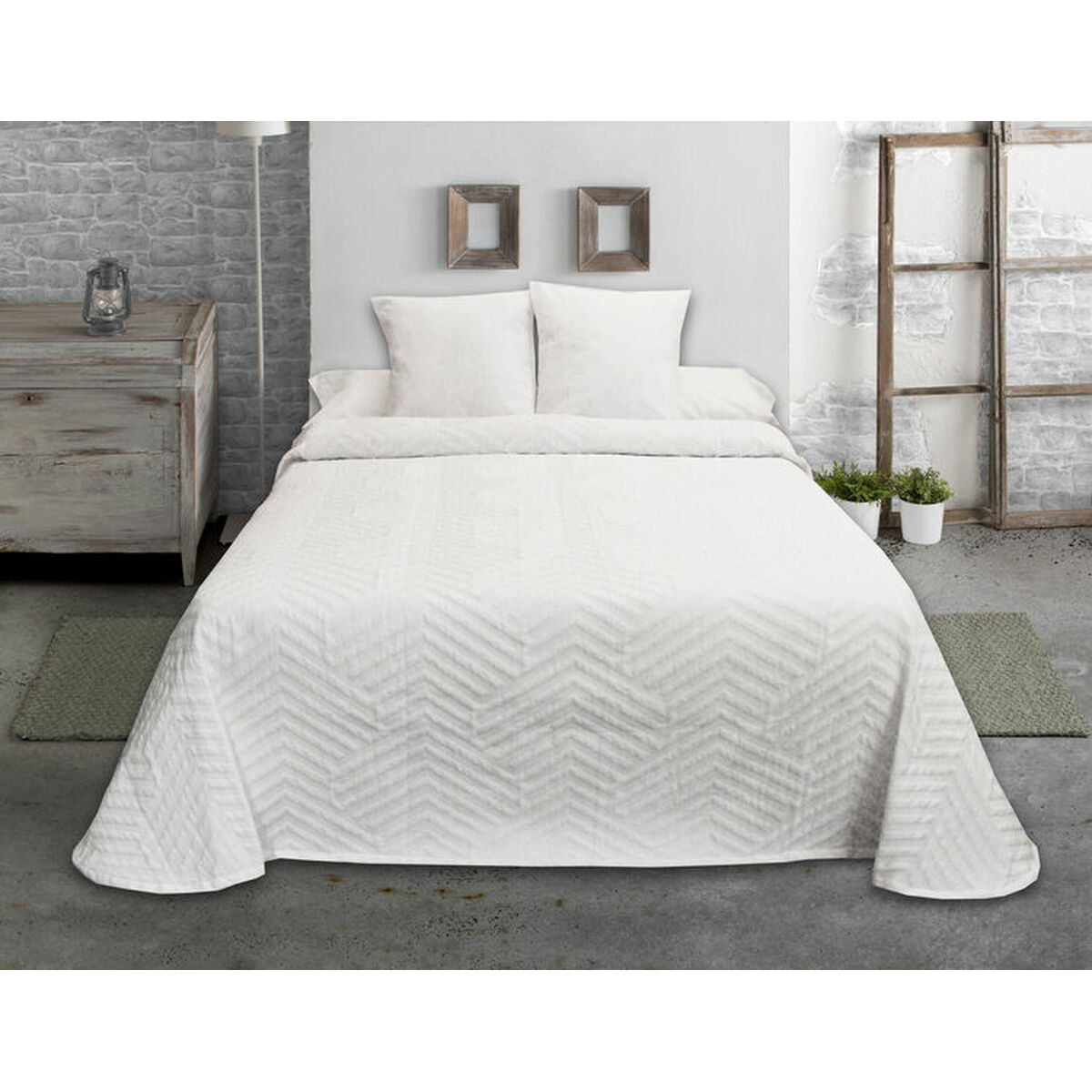 Bedspread (quilt) Hosteline ESPIGA White Double (1 Piece) Bedspread (quilt) Hosteline ESPIGA White Double (1 Piece)