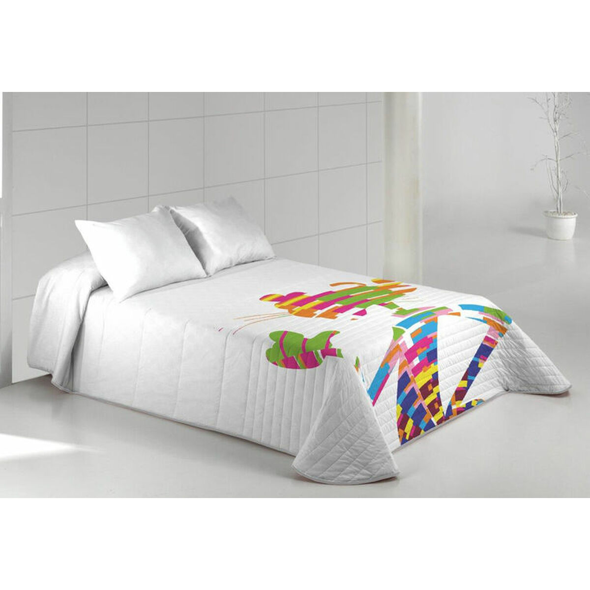 Bedspread (quilt) Hosteline POP Pink Single (2 Pieces) Bedspread (quilt) Hosteline POP Pink Single (2 Pieces)